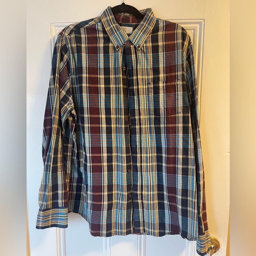 Son’s of Fortune Men’s Plaid Shirt